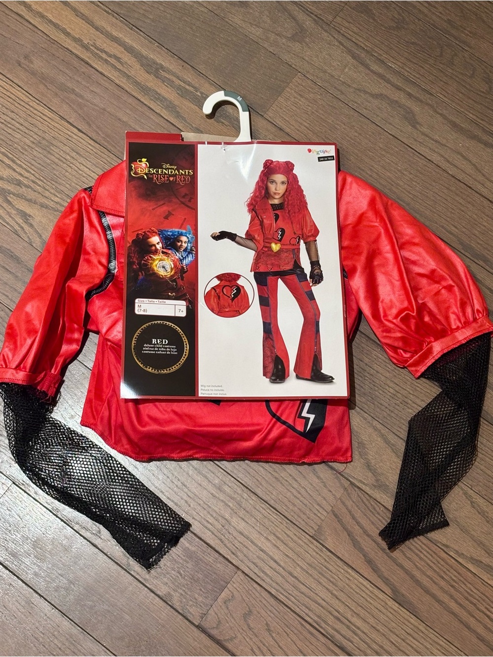 NWT Disney Descendants 4: The Rise of Red Deluxe Costume Size 7-8 Medium